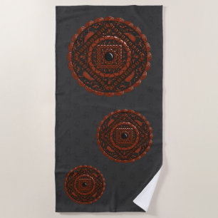 Toalla de playa Leo Mandala