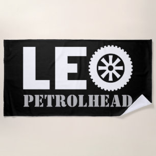 Toalla De Playa Leo Petrol Head