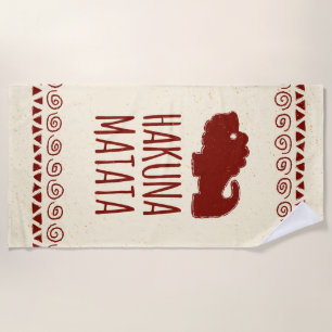 Toalla De Playa León de Hakuna Matata