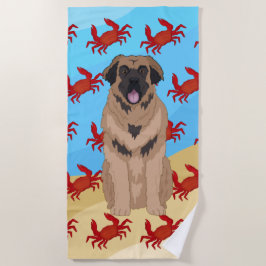 Toalla De Playa Leonberger Crabs