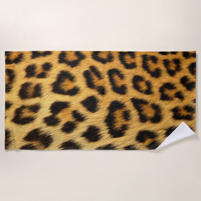 Toalla De Playa Leopardo (Anverso)
