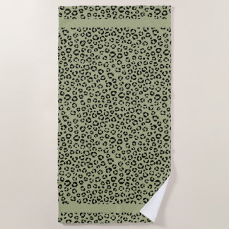 Toalla De Playa Leopardo Sabiado