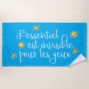 Toalla De Playa L'essentiel est invisible pour les yeux