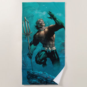 Toalla De Playa Liga de Justicia #10 Aquaman ahogó la variante de 
