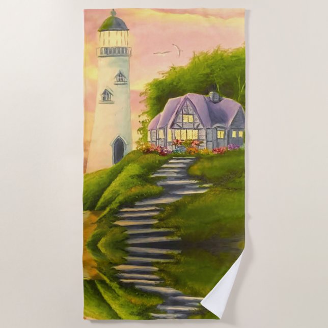 Toalla De Playa Lighthouse (Anverso)