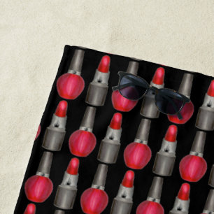 Toalla De Playa Linarte rojo Nail Polaco maquillaje Cosméticos Bel