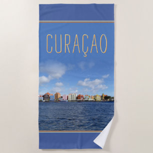 Toalla De Playa Línea aérea de Willemstad (personalizable)