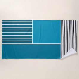 Toalla De Playa Líneas abstractas