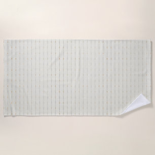 Toalla De Playa Lino rayas boho textura cottagecore moderno geo