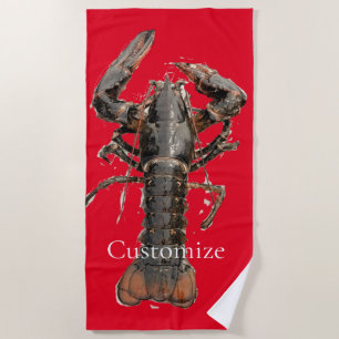 Toalla De Playa Lobster de Maine fresco Thunder_Cove