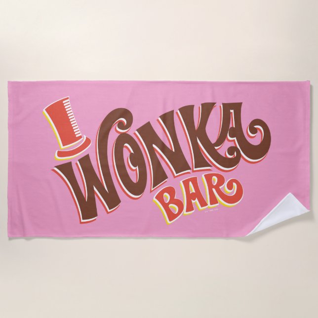 Toalla De Playa Logo de Wonka Bar (Anverso)