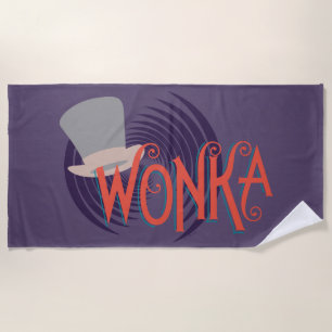Toalla De Playa Logo de Wonka Spiral