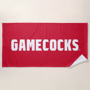 Toalla De Playa Logo rojo de Jacksonville State University Gamecoc