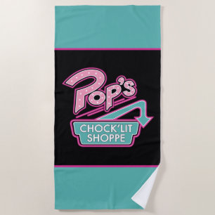 Toalla De Playa Logo rosa de la tienda "chock'Lit" del Pop