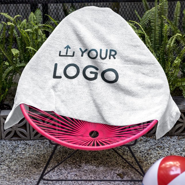 Toalla De Playa Logotipo de empresa personalizado (Subido por el creador)