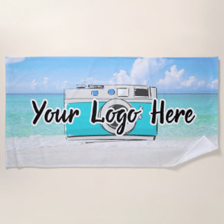 Toalla De Playa Logotipo de la empresa Personalizado de escenas de