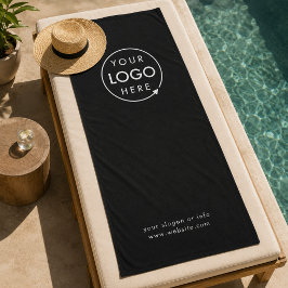 Toalla de playa | Logotipo personalizado de marca