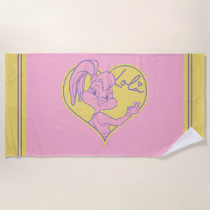 Toalla De Playa Lola Heart Signature