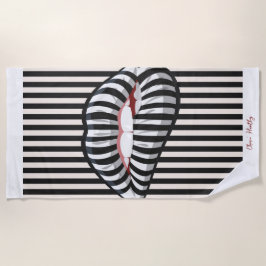 Toalla De Playa Lola Lips