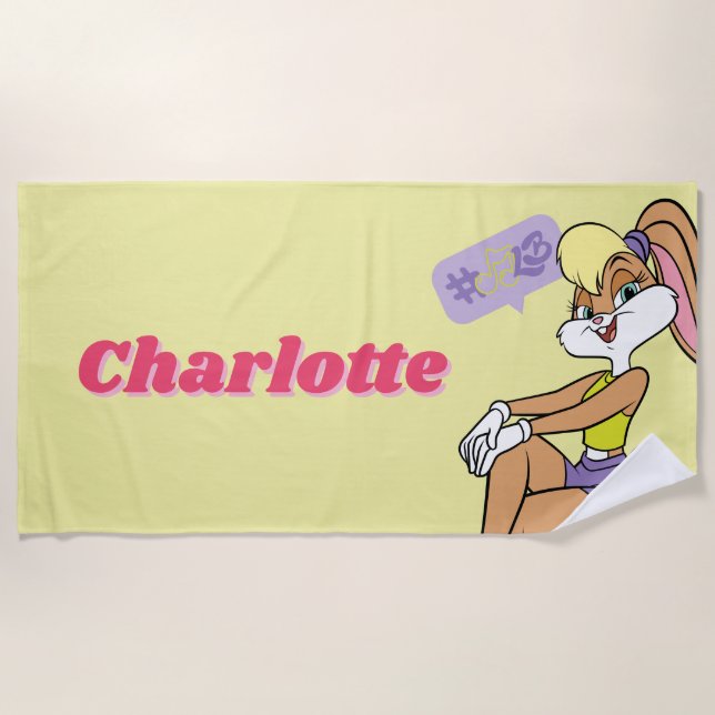 Toalla De Playa Lola Sitting (Anverso)