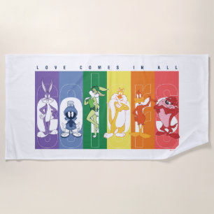 Toalla De Playa LOONEY TUNES™ - El amor viene en todos los colores