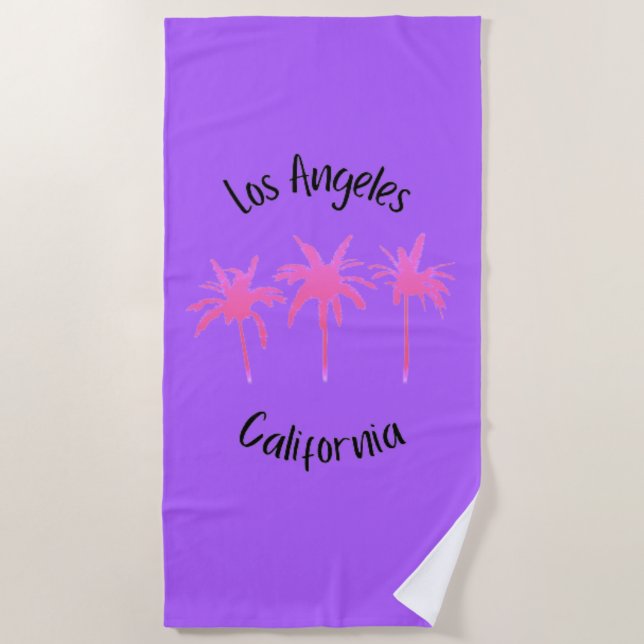 Toalla De Playa Los Ángeles California (Anverso)