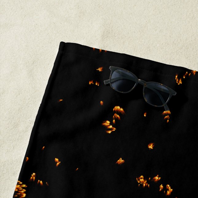 Toalla De Playa Los incendios desencadenan la imagen de tus ceniza (In situ)