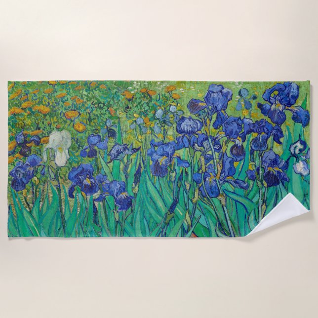Toalla De Playa Los irlandeses de Vincent Van Gogh (Anverso)