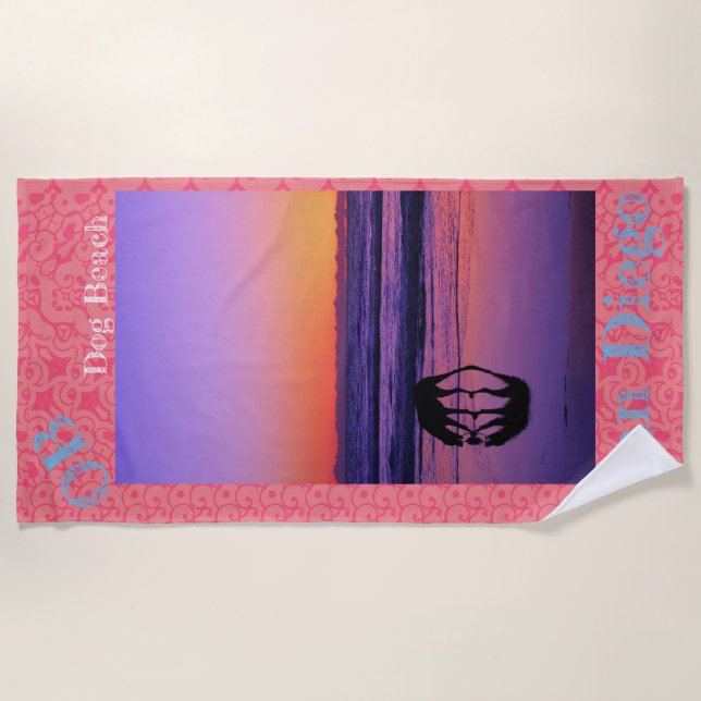 Toalla De Playa ¡Los perros gobiernan! (Anverso)