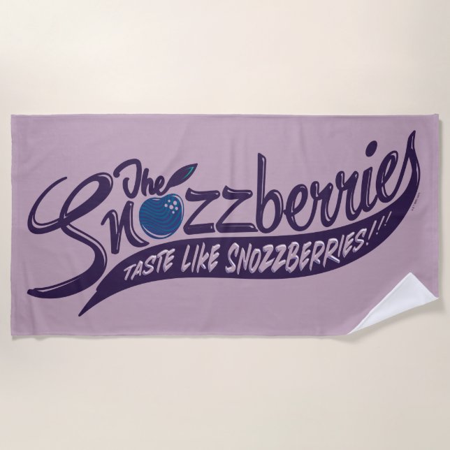 Toalla De Playa ¡Los Snozzberries Gustan Como Los Snozzberries! (Anverso)