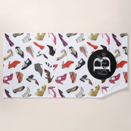 Toalla De Playa Los zapatos de moda crean para requisitos