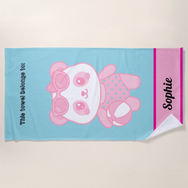 Toalla De Playa Lottus on the beach  (Anverso)