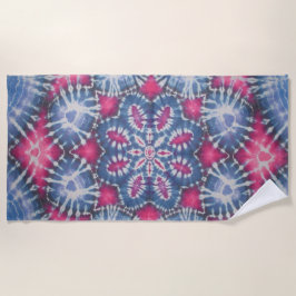 Toalla De Playa Lotus Tie Dye