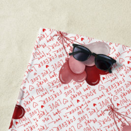 Toalla De Playa Love Vibes Beach Towel