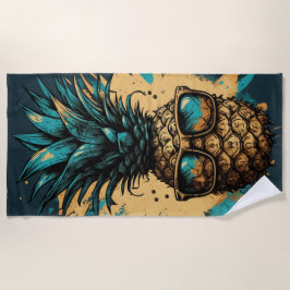 Toalla De Playa Lovely pineapple