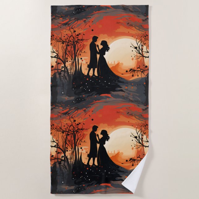 Toalla De Playa Loving Couple  (Anverso)