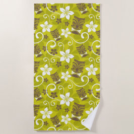 TOALLA DE PLAYA LUAU TIKI PATTERN