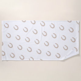 Toalla De Playa Lucky Horse Shoe