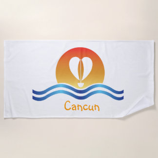 Toalla De Playa Luffers Sunset_Heart-Shaped Sail_Cancun