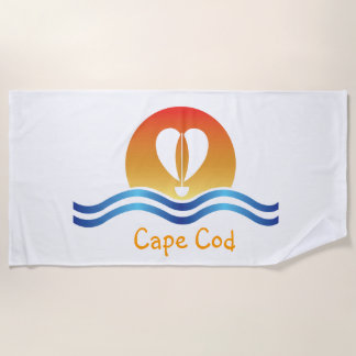 Toalla De Playa Luffers Sunset_Heart-Shaped Sail_Cape Cod