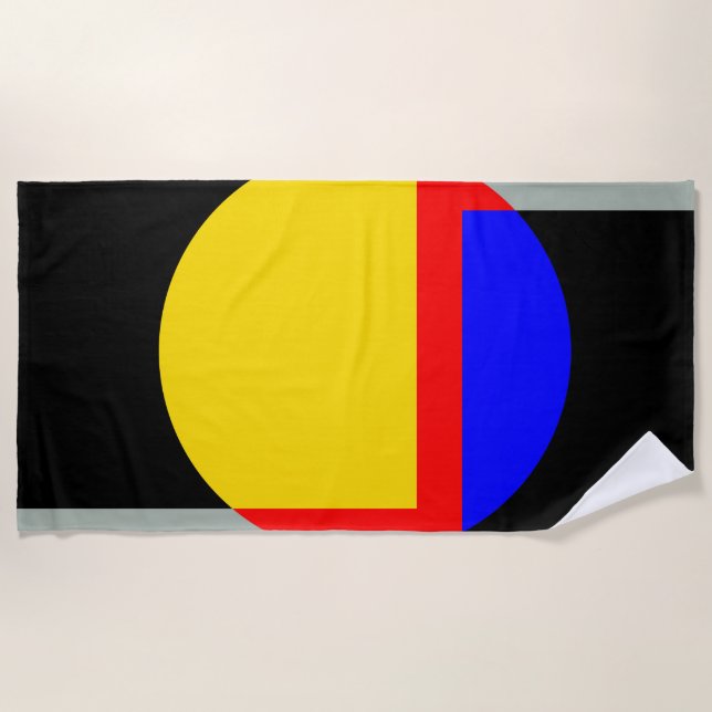 Toalla De Playa Luna llena (Anverso)