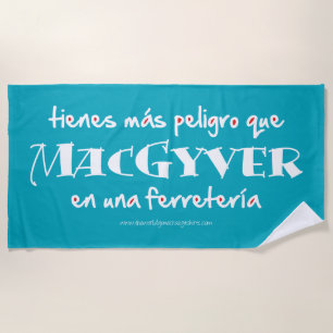 Toalla De Playa MacGyver en una ferretería