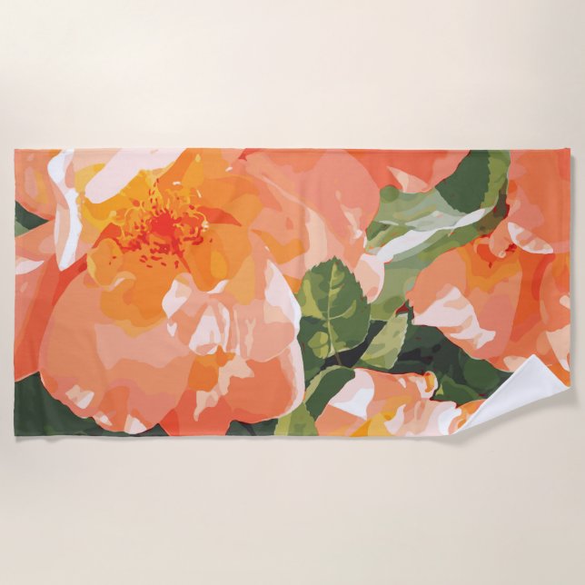 Toalla De Playa Magnolia (Anverso)