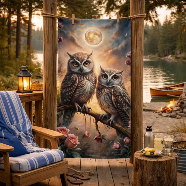 Toalla De Playa Majestic Owl Design (Subido por el creador)