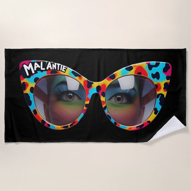 Toalla De Playa MAL ANTIE / Crazy Aunt Afrikaanse Humor (Anverso)