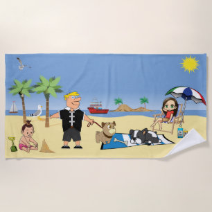Toalla De Playa Maldita sea Beachy