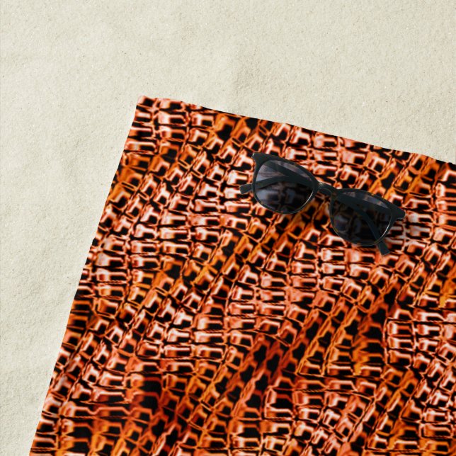 Toalla De Playa Malla de saco de malla torrencial y ondulada, nara (In situ)