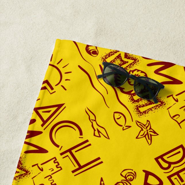 Toalla De Playa Mamá/Mamá de Beach Bum (In situ)