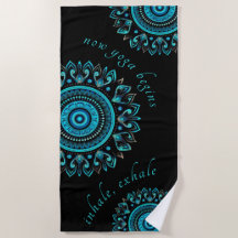 Mandala Blue Bold Mandala moderna y vibrante