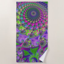 Mandala fractal vibrante multicolor